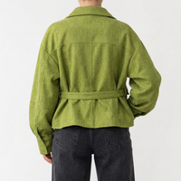 Celeste Belted Jacket - Lead Product Detail