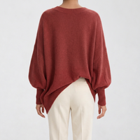 Giulia V-Neck Sweater - Lead Product Detail