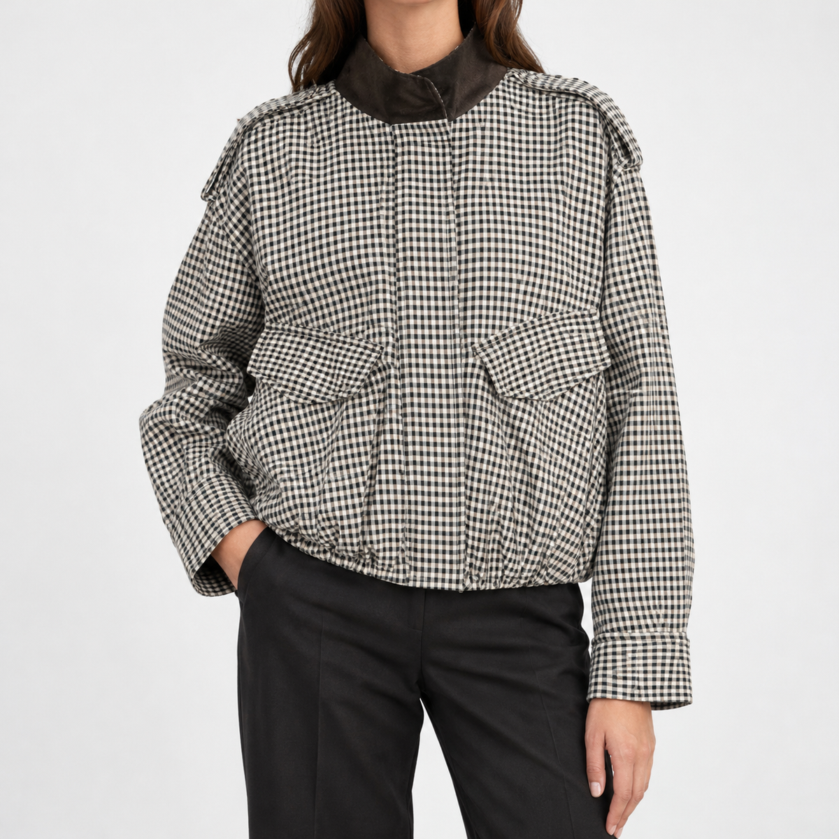 Milburn Gingham Jacket - In Picture