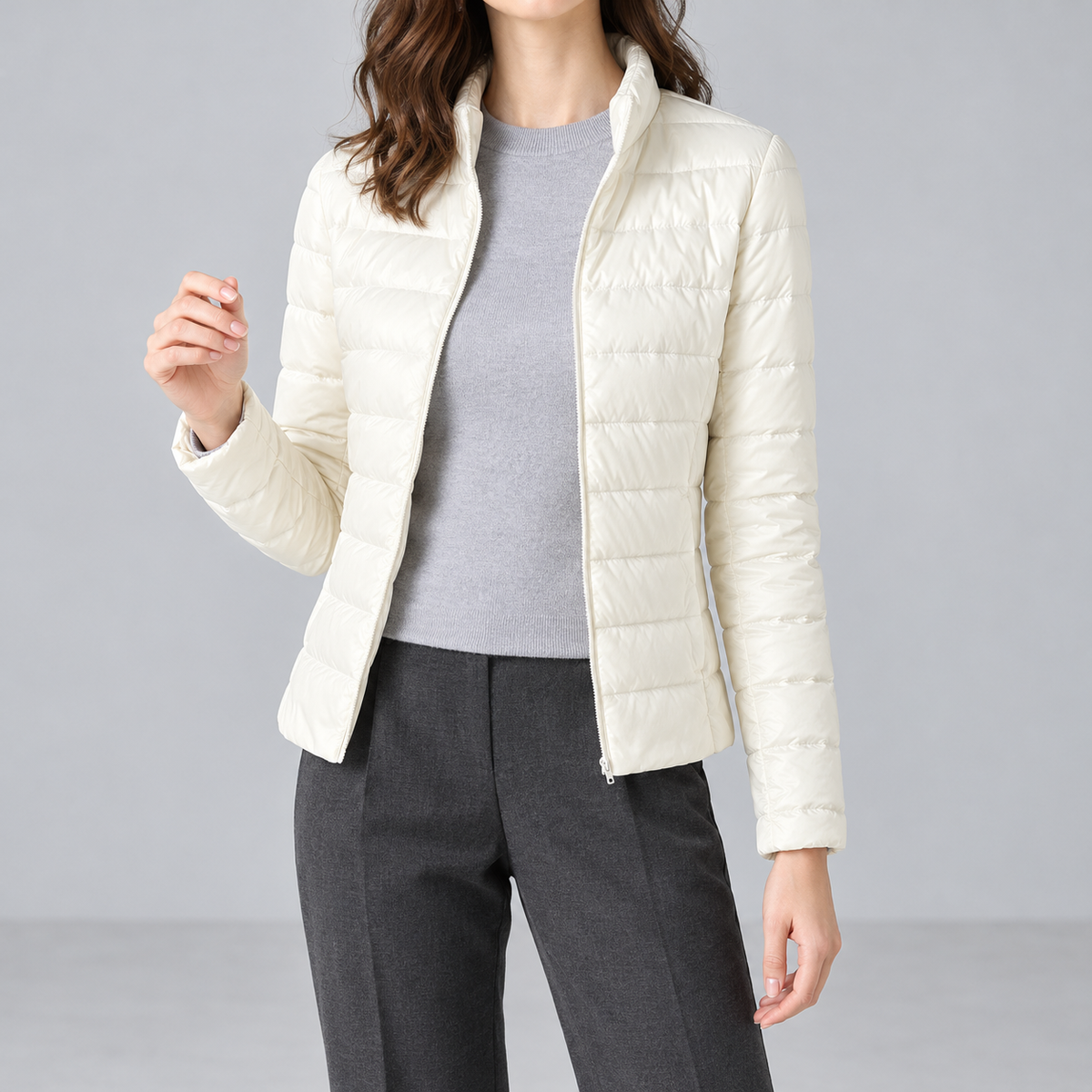 Otterburn Quilted Jacket - White