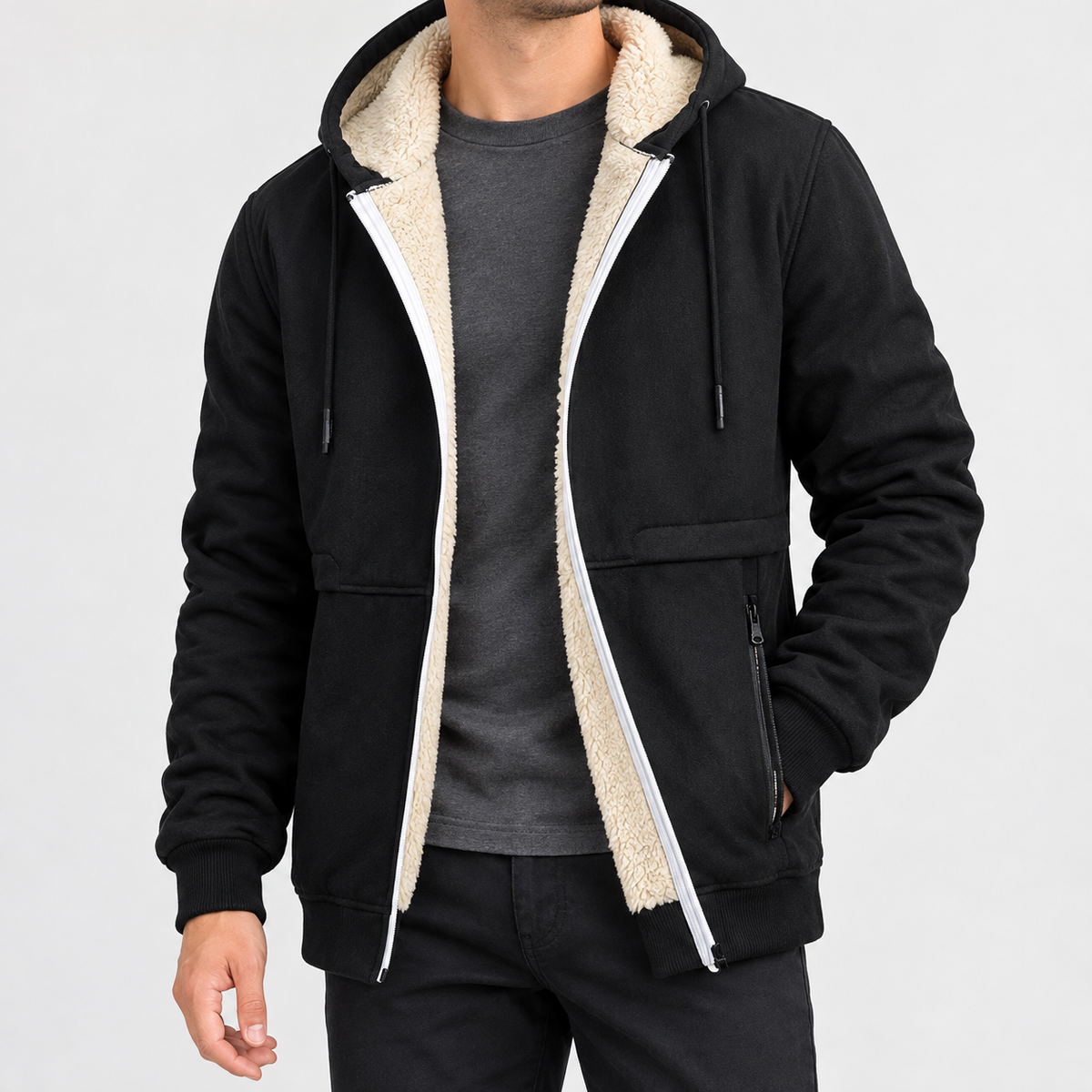 Barbondale Fleece Lined Jacket - Black