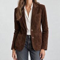 Brobury Suede Jacket - Dark Brown