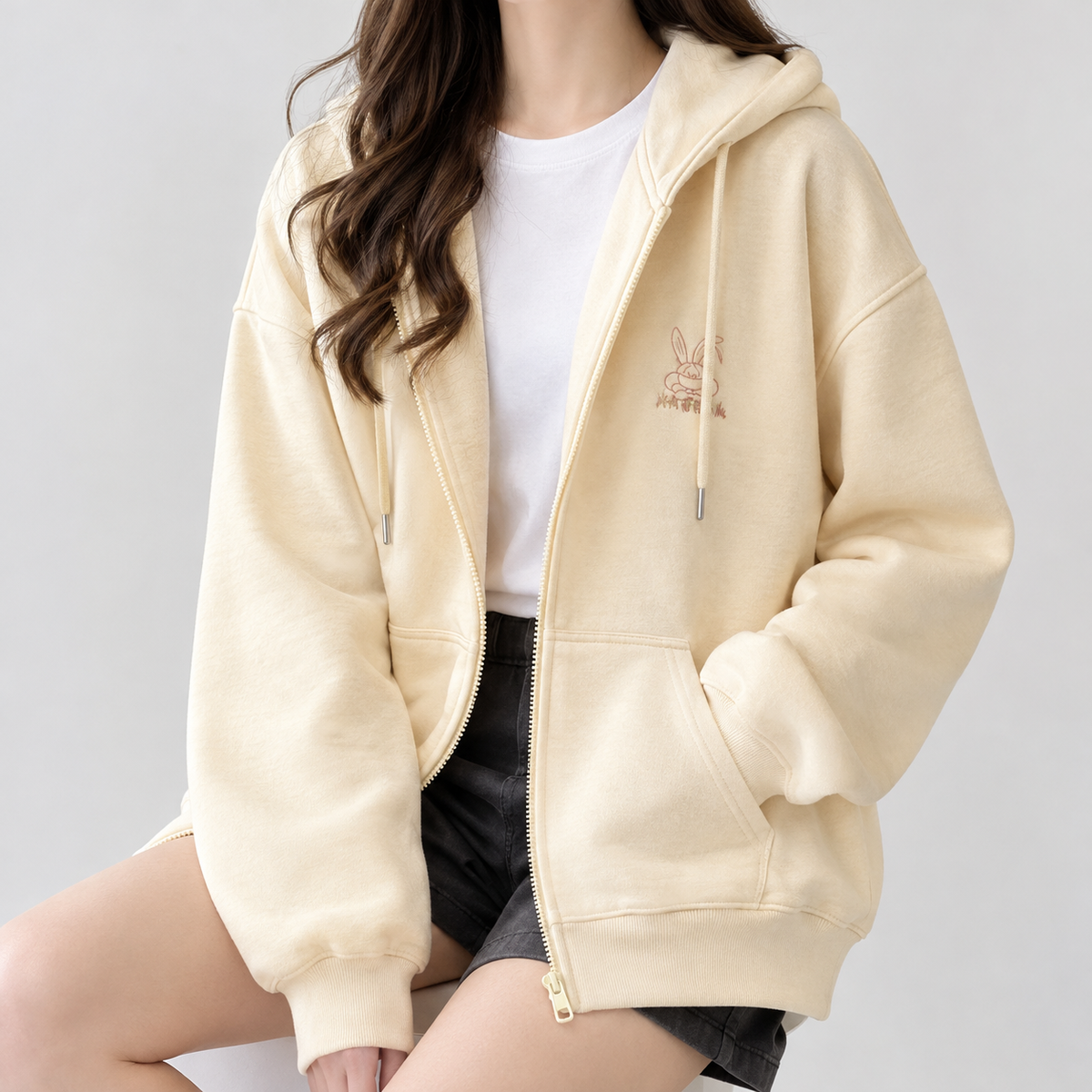 Simonsbath Relaxed Hoodie - Apricot Yellow