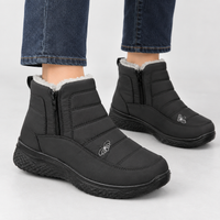 Fiorella Quilted Ankle Boots - Black