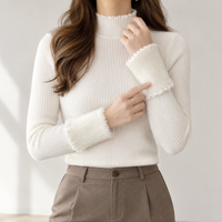 Newholm Ribbed Sweater - White