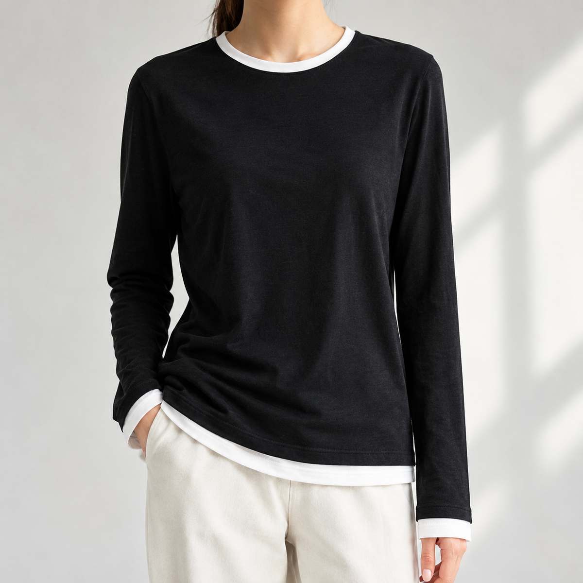Sandwick Layered Top - Black