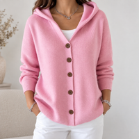 Willa Hooded Sweater - Pink