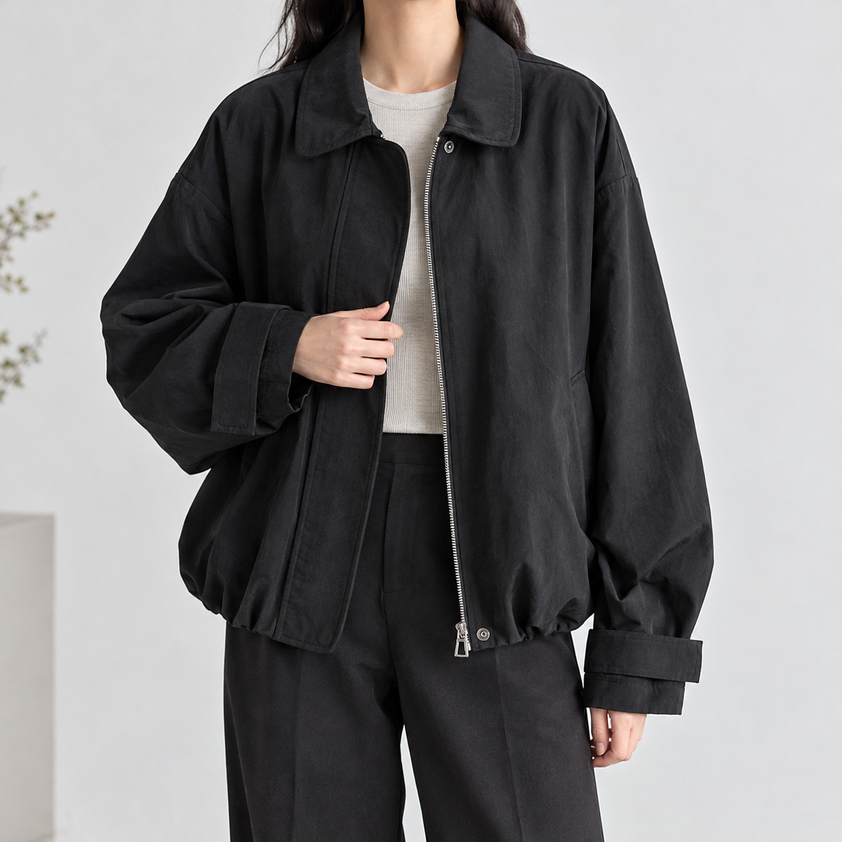 Bamford Zip Jacket - Classic Black