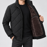 Pegswood Diamond Quilted Jacket - Black