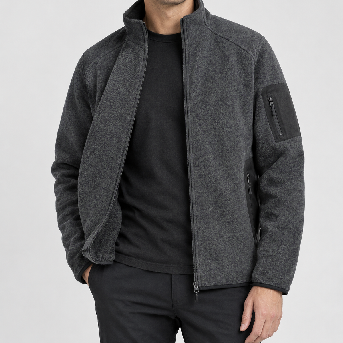 Tynehead Fleece Jacket - Dark Gray