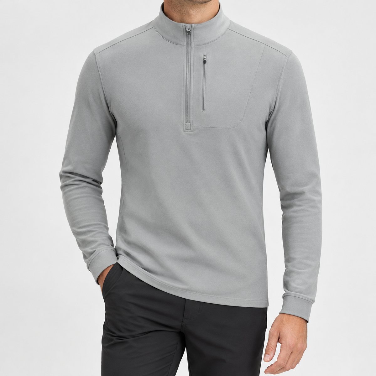 Arleston Half-Zip Top - Space Gray