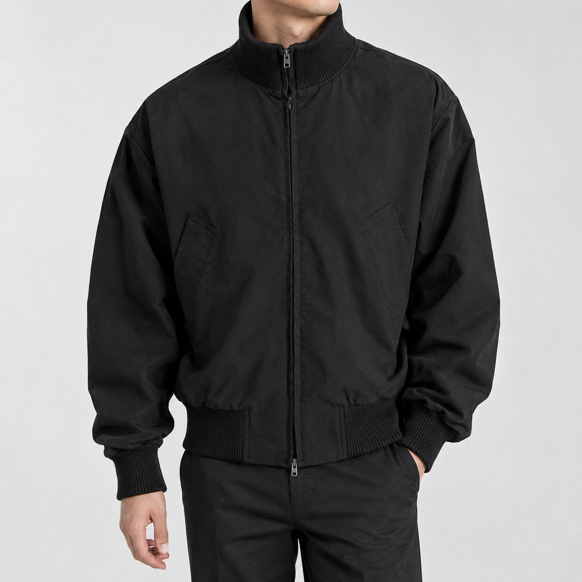 Vaughn Bomber Jacket - Black