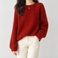 Florence Cashmere Sweater - Red