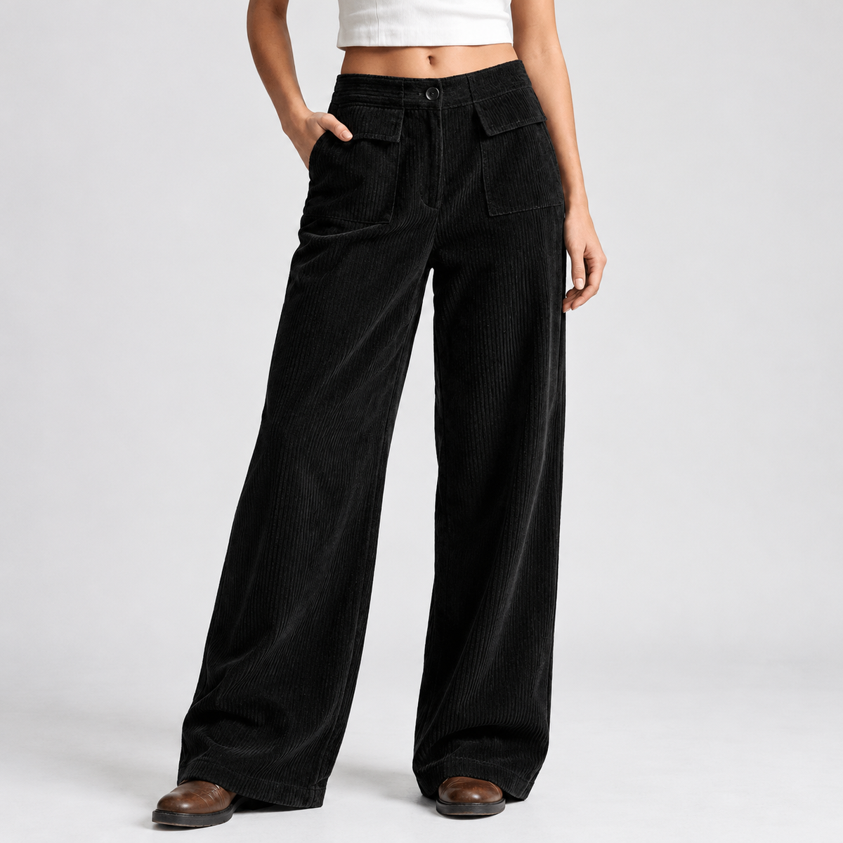 Whernside Wide Leg Pants - Black