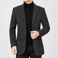 Harlan Textured Jacket - Brown