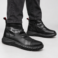 Caistor Zip Ankle Boots - Black
