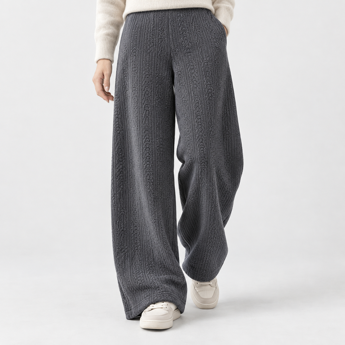Moffat Wide Leg Pants - Dark Gray