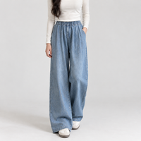 Tushielaw Wide Leg Jeans - Retro Blue