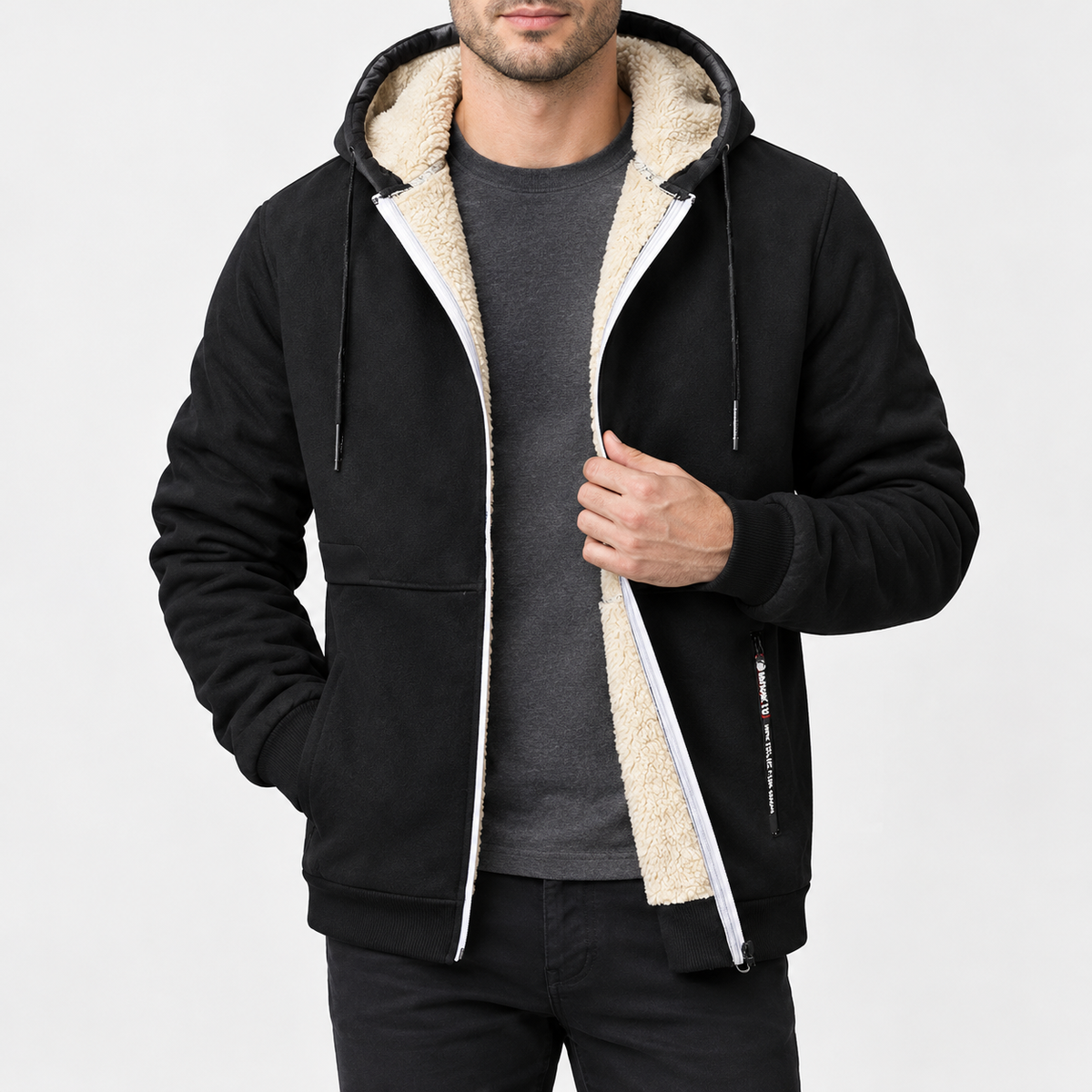 Beanley Cashmere Jacket - Black
