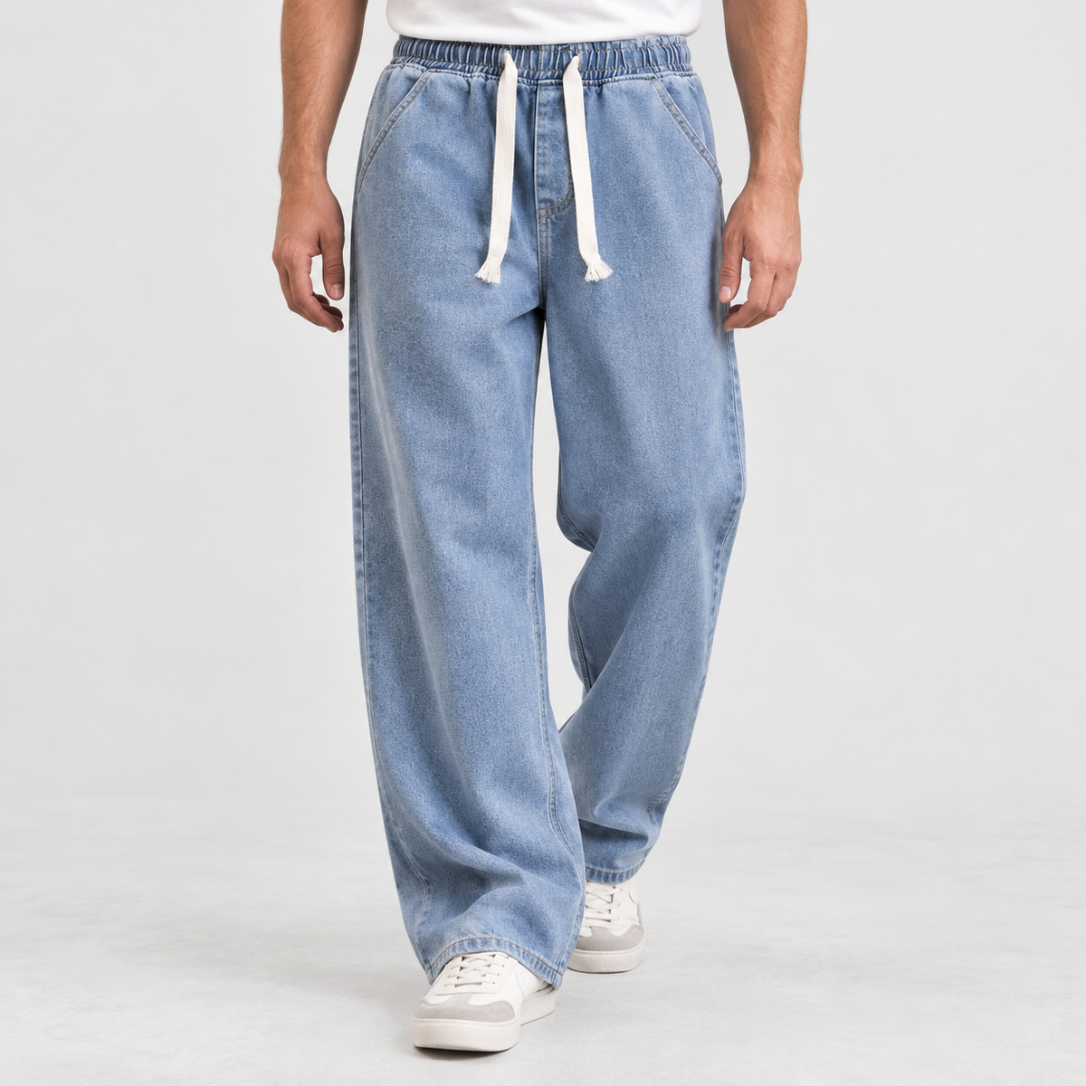 Dalderby Straight Leg Pants - Light Blue