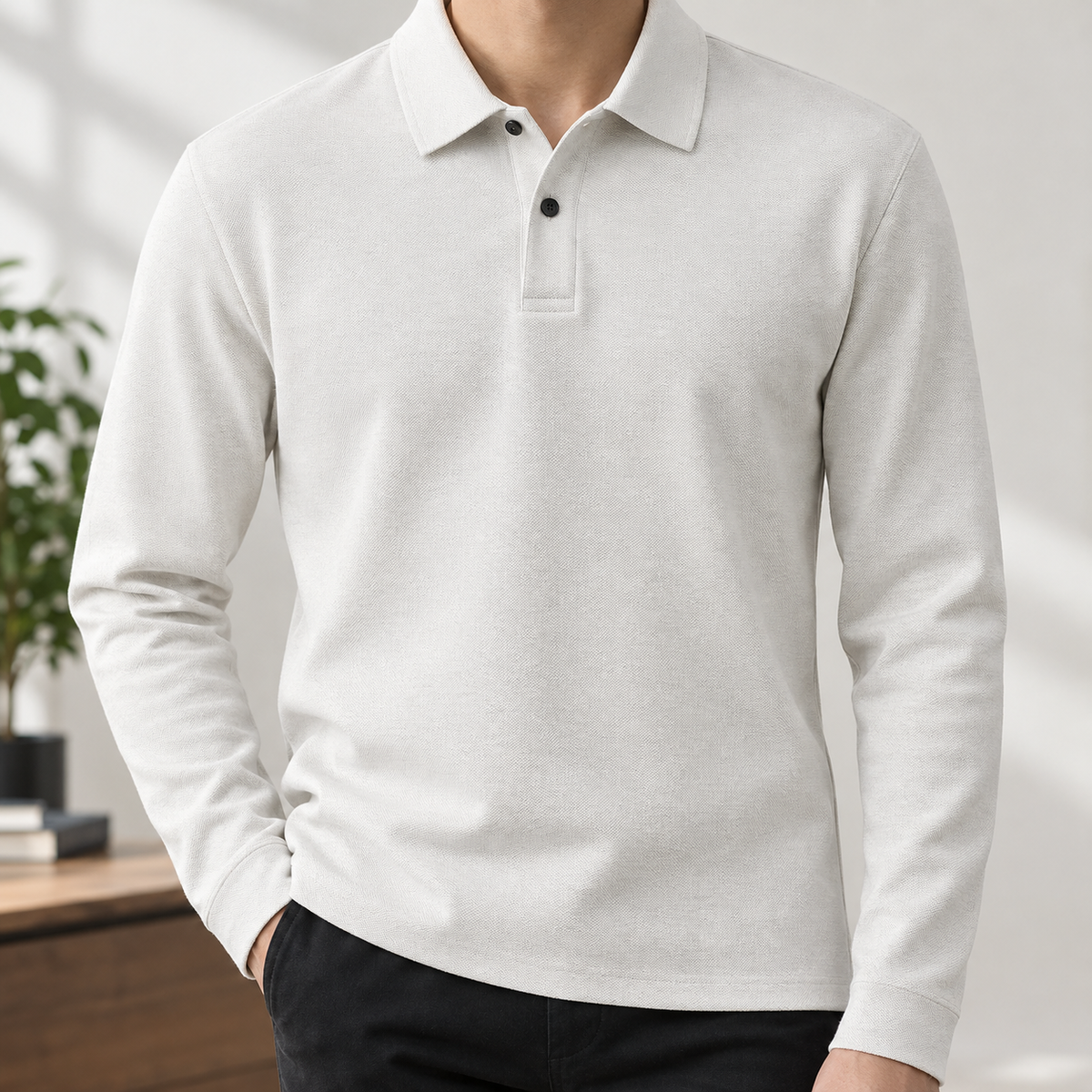 Cerne Cotton Polo - White