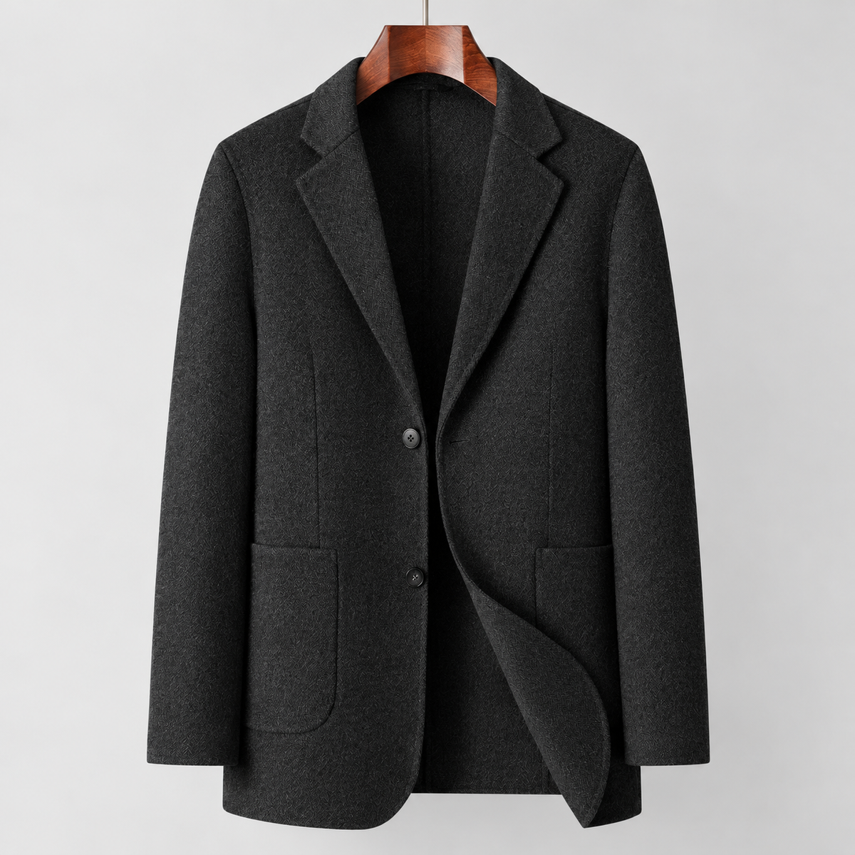 Bickington Tailored Wool Blazer - Black