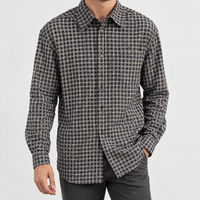 Kirkstone Plaid Overshirt - Black