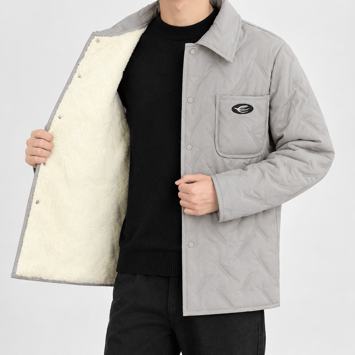 Powburn Fleece Lined Jacket - Gray
