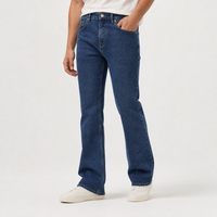 Auchendinny Flared Jeans - Dark Blue