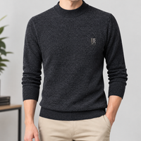 Boothby Mock Neck Sweater - Gray