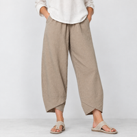 Lavenham Tulip Hem Pants - Khaki
