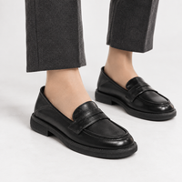 Portinscale Penny Loafers - Black 2.5cm