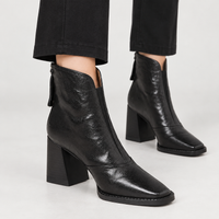 Hawkridge Block Heel Boots - Black
