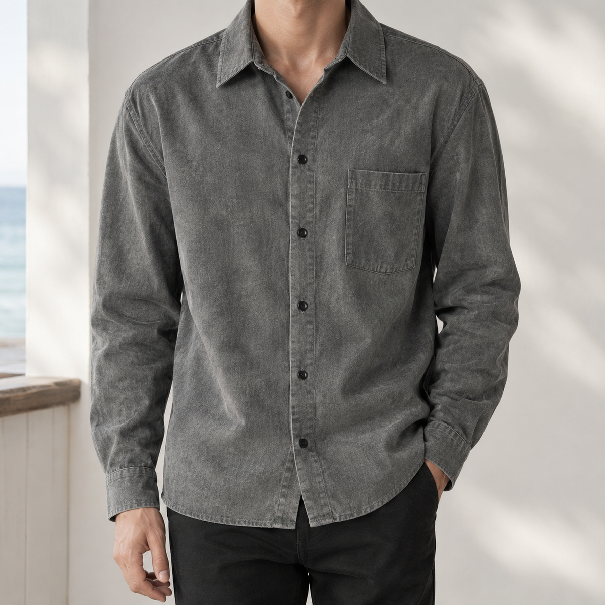 Biggin Relaxed Shirt - Black