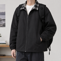 Carlbury Plaid Jacket - Black