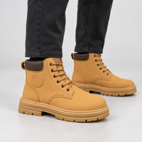 Lochinver Lug Sole Boots - Yellow