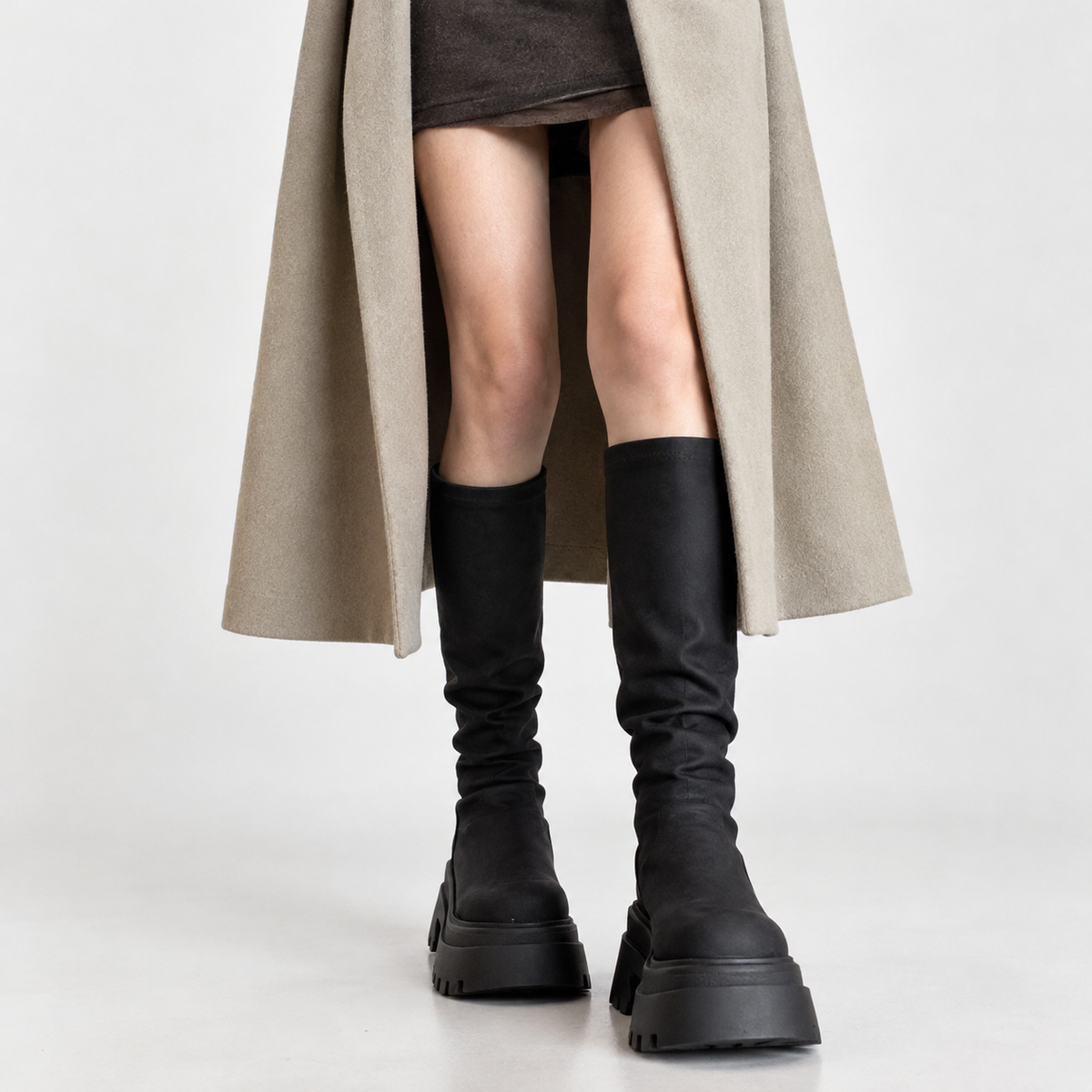 Birkdale Platform Boots - Black