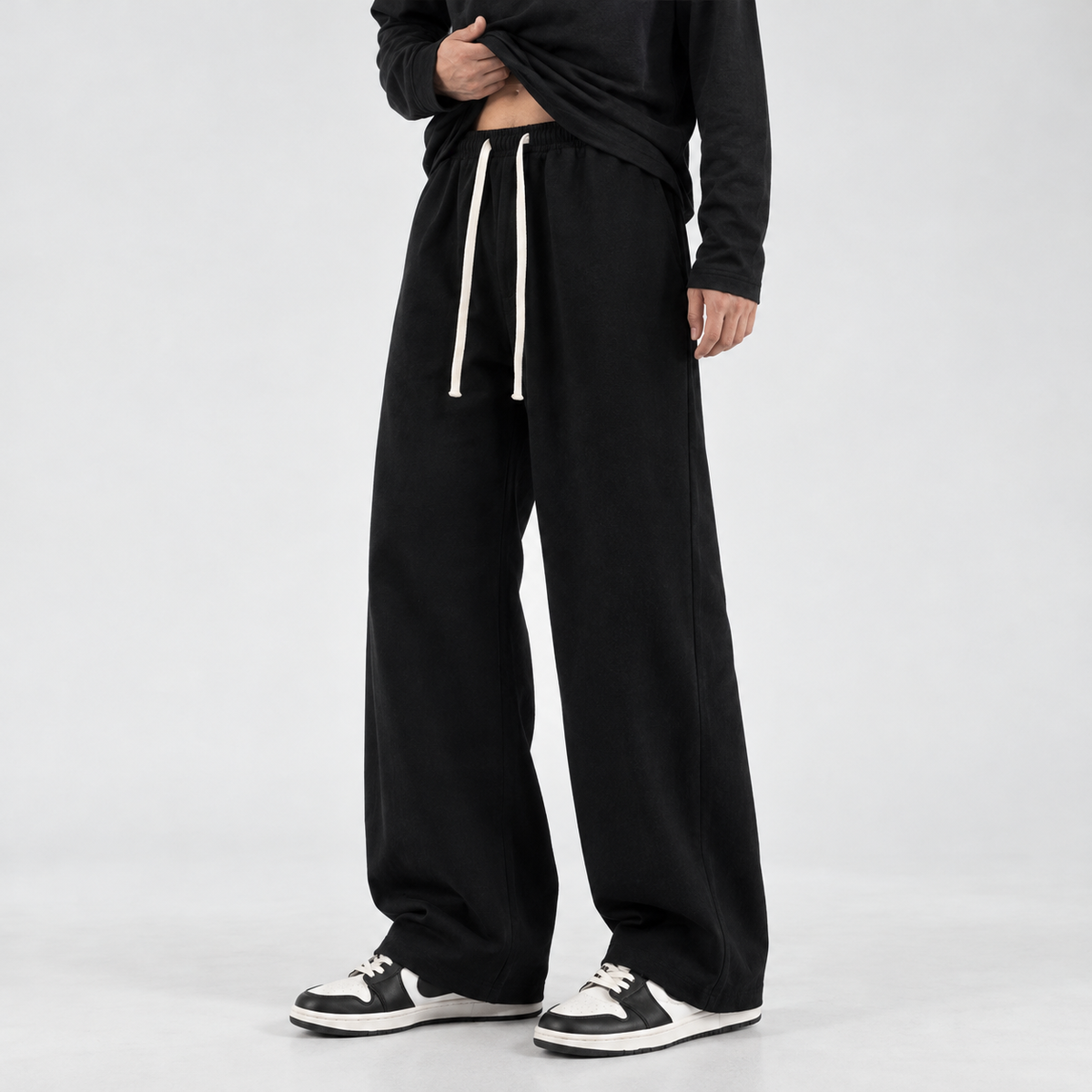 Glaramara Wide Leg Pants - Black