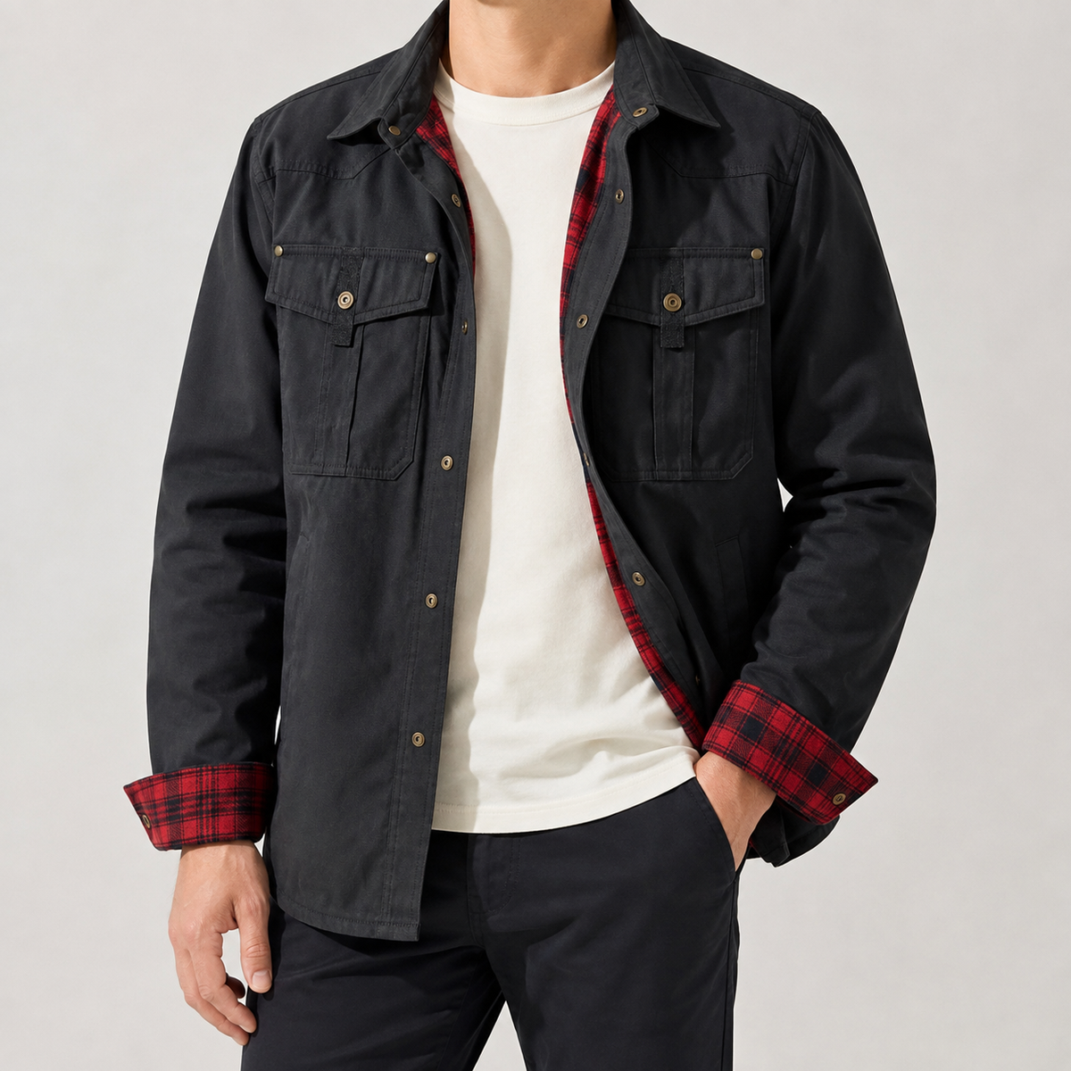 Blake Utility Jacket - Black