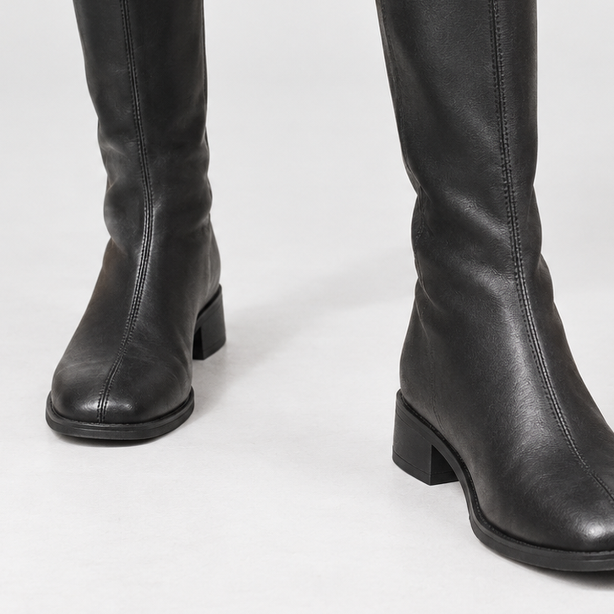 Chedglow Knee High Boots - Lead Product Detail