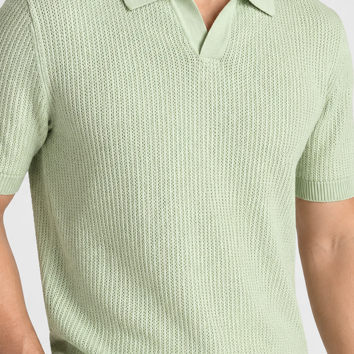 Boscastle Open Collar Polo - Lead Product Detail