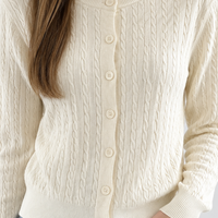 Pilsley Cable Cardigan - Lead Product Detail