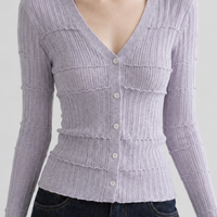 Barripper Ribbed Cardigan - Lead Product Detail
