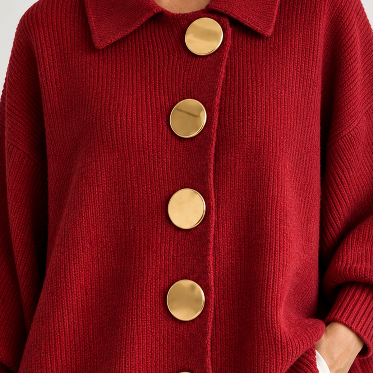Nettlecombe Collared Cardigan - Lead Product Detail