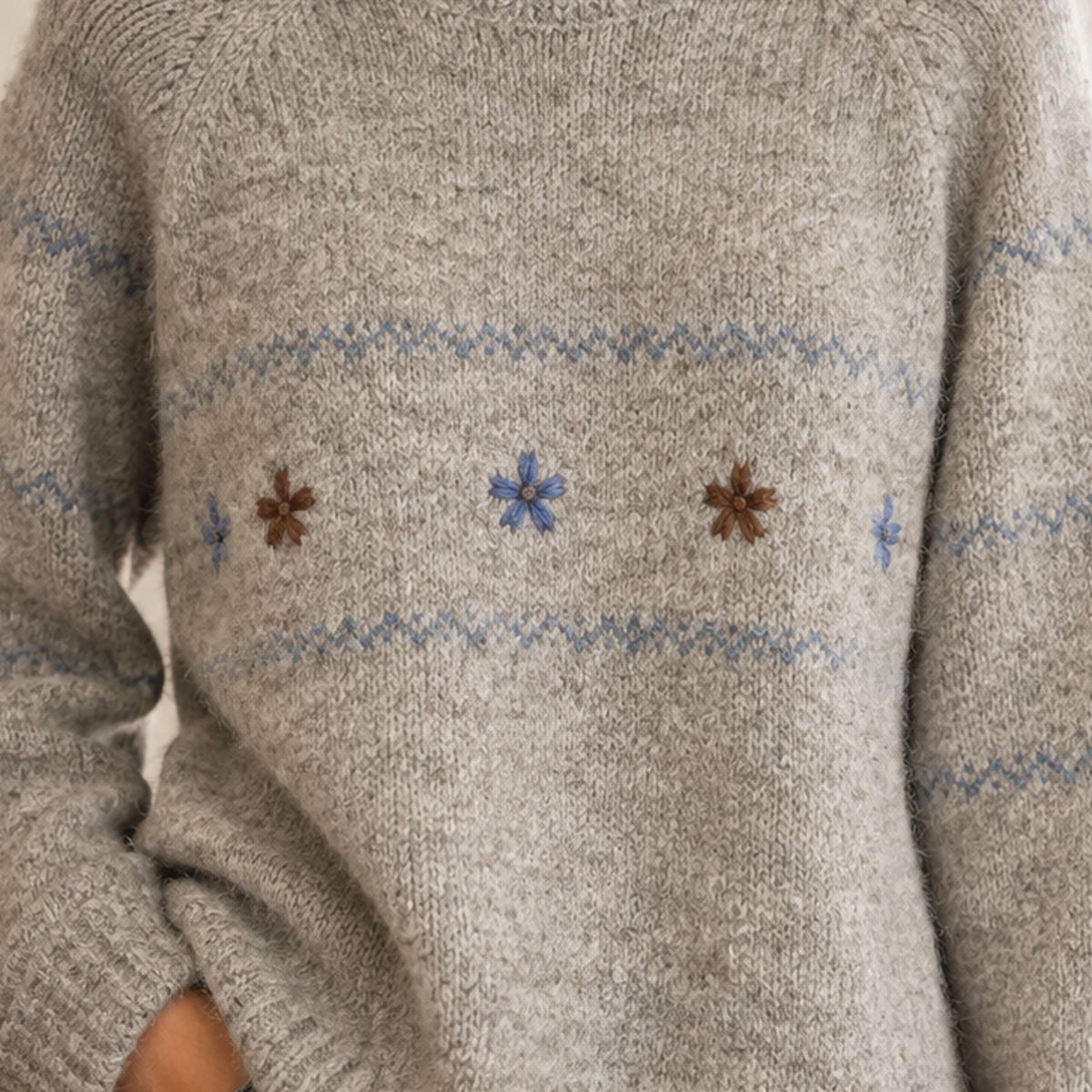 Venton Embroidered Sweater - Lead Product Detail