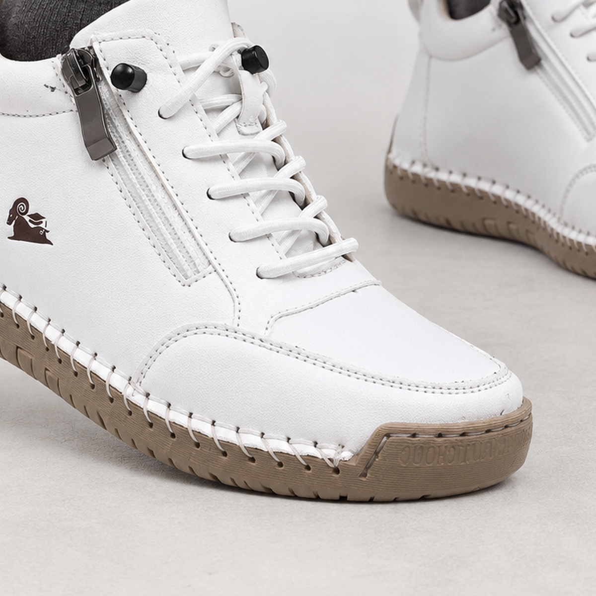 Firbank Hand-Stitched Sneakers - Lead Product Detail