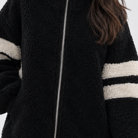 Chilbridge Relaxed Teddy Jacket - Lead Product Detail