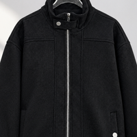 Scorton Suede Bomber Jacket - Lead Product Detail