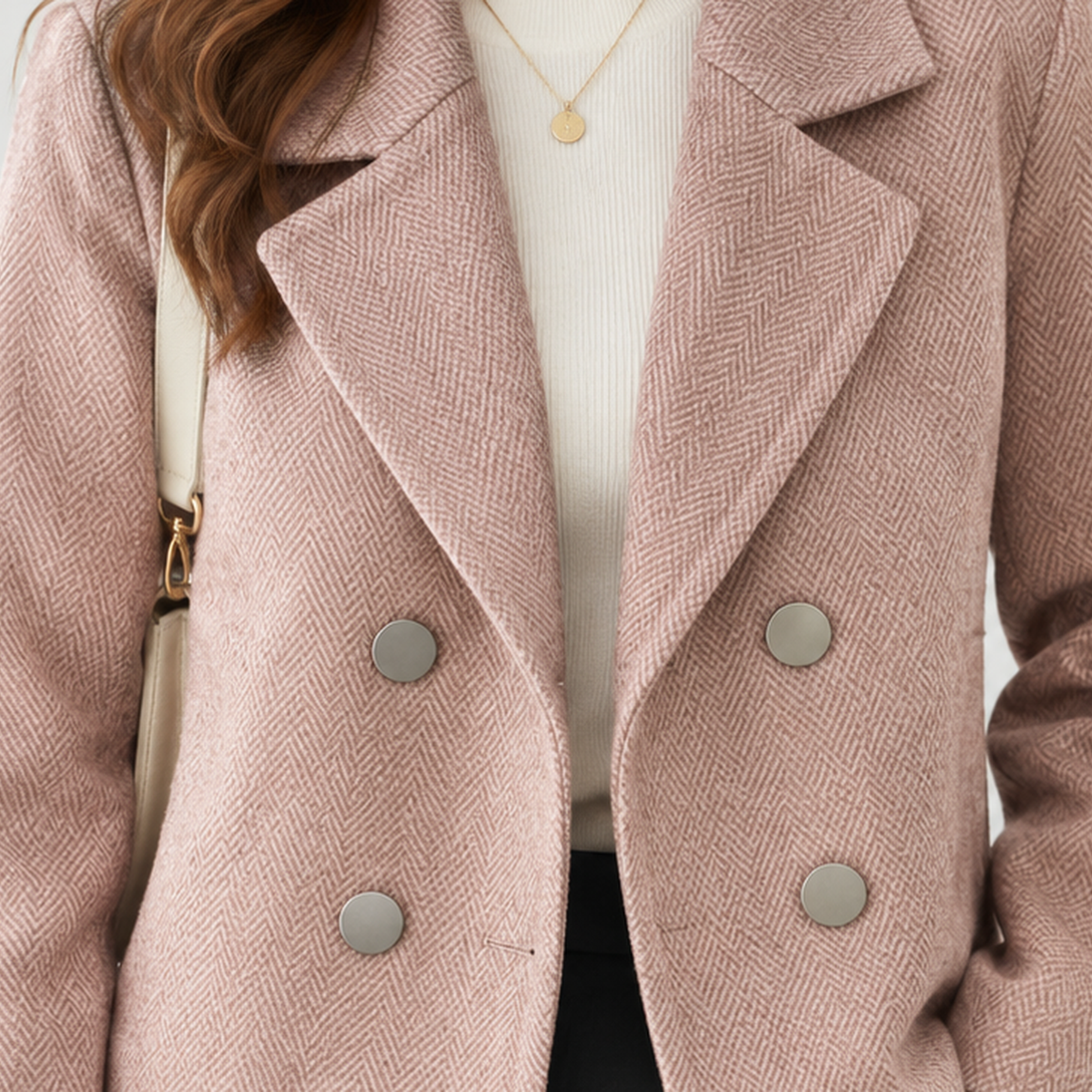 Amelie Double Breasted Jacket - Lead Product Detail