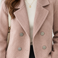 Amelie Double Breasted Jacket - Lead Product Detail